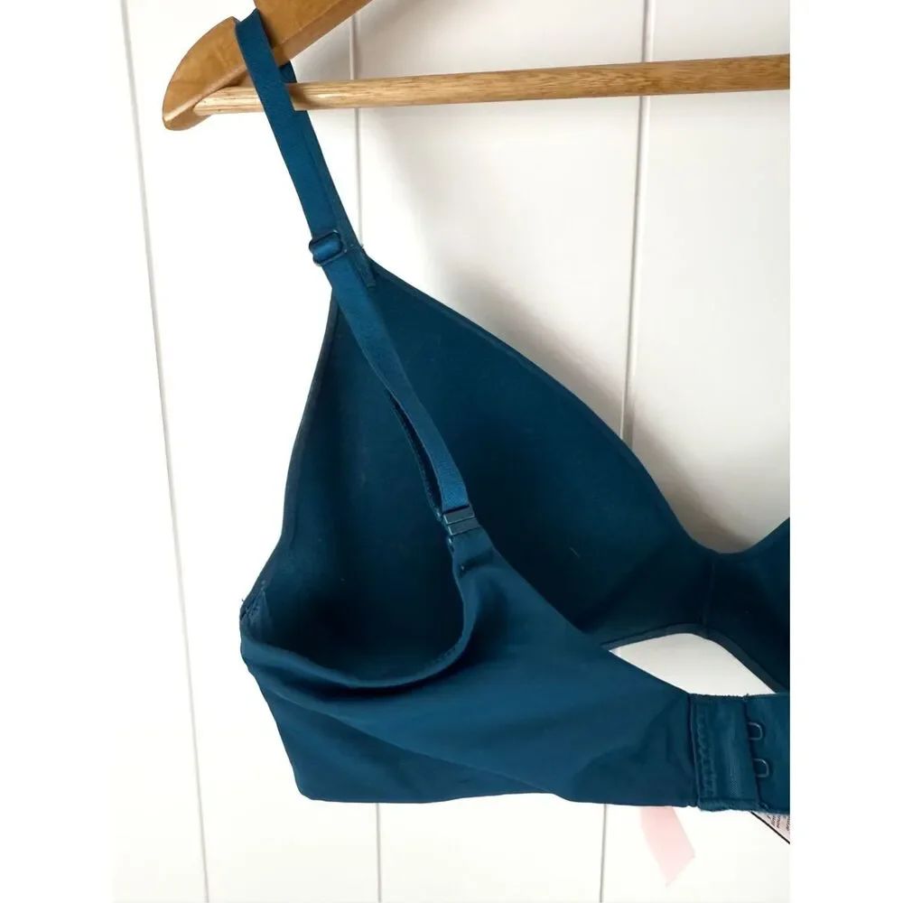 VS Victoria's Secret Women's T-Shirt Lightly‎ Lined Padded Wireless Bra Size 32C